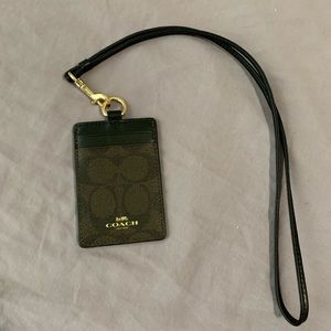 COACH lanyard badge / cardholder